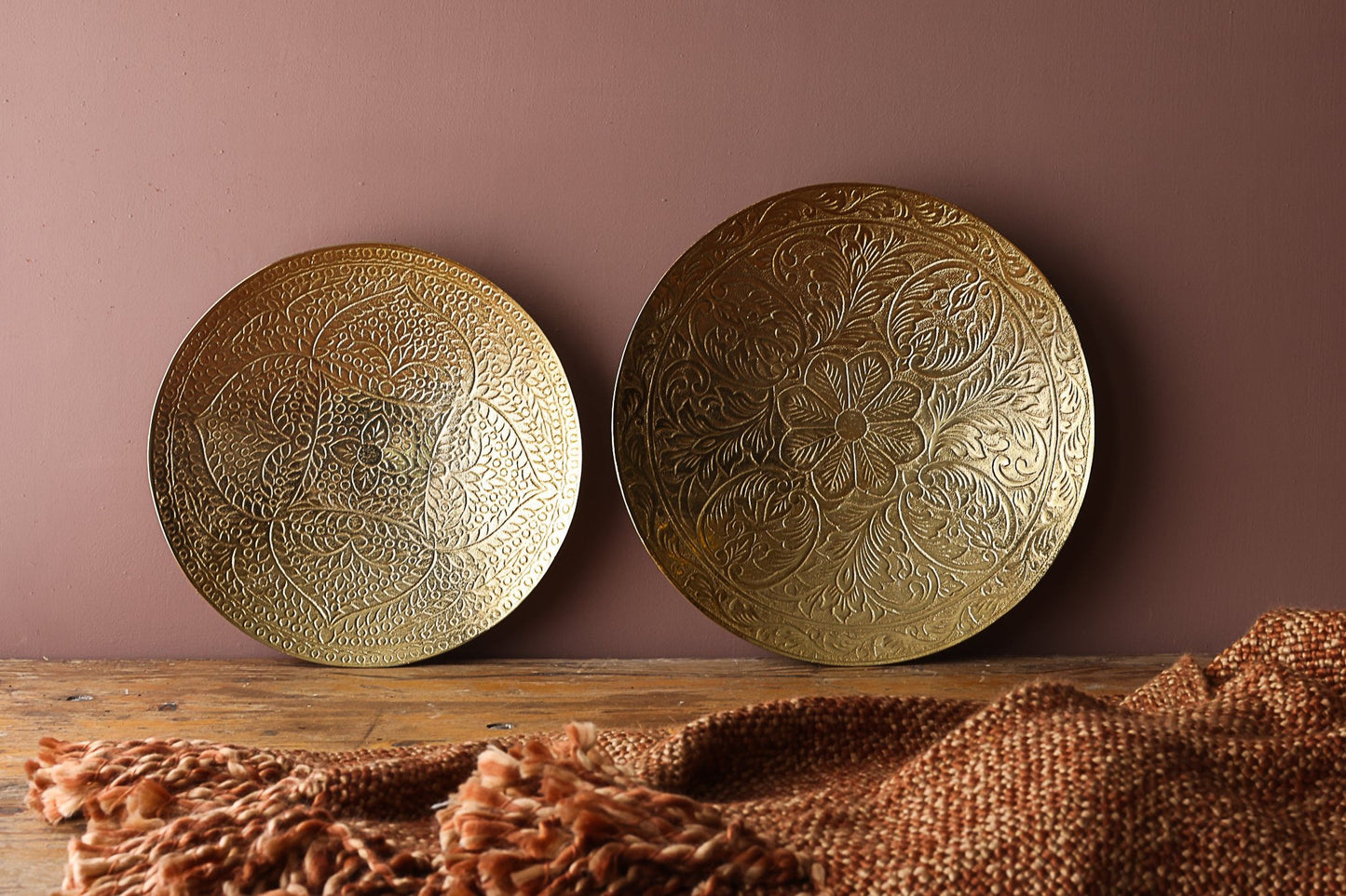 Decorative brass plate